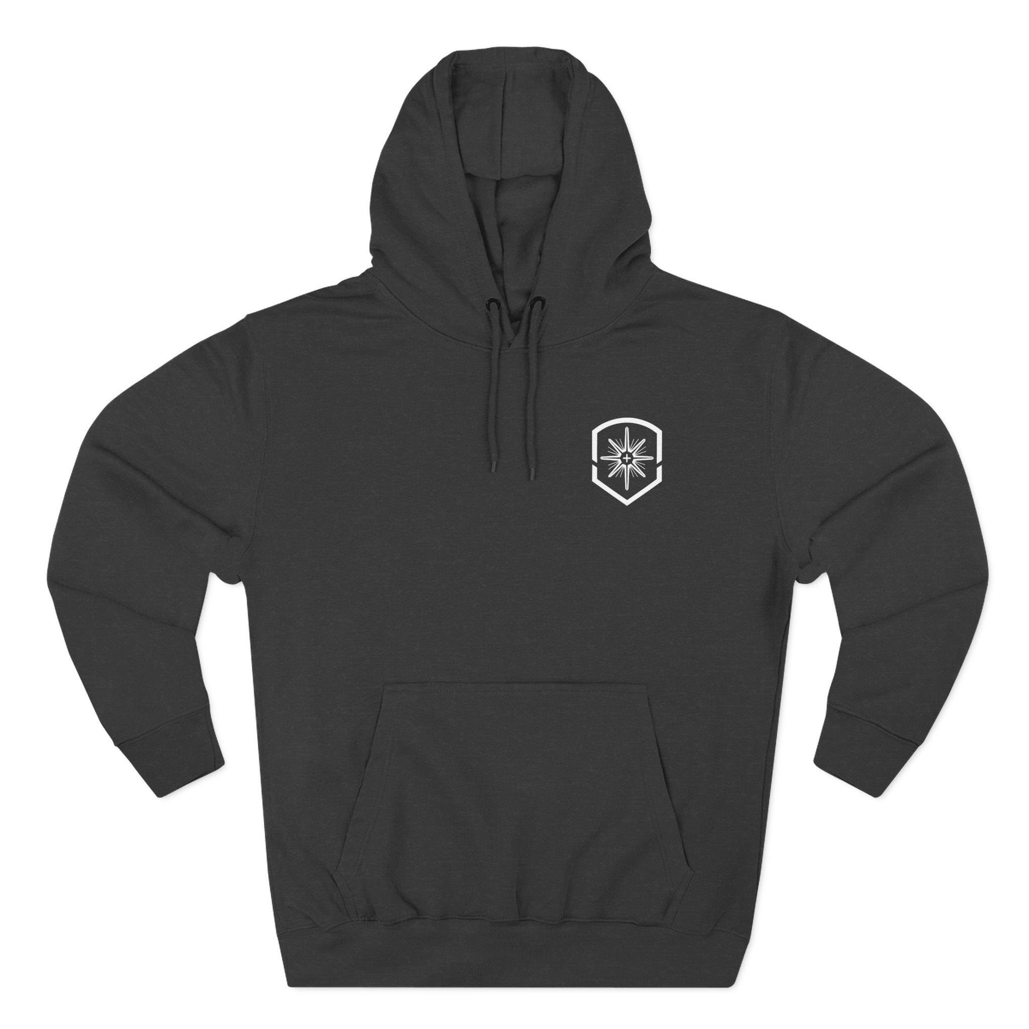 Fleece Hoodie - Armored Light Shine through the Darkness