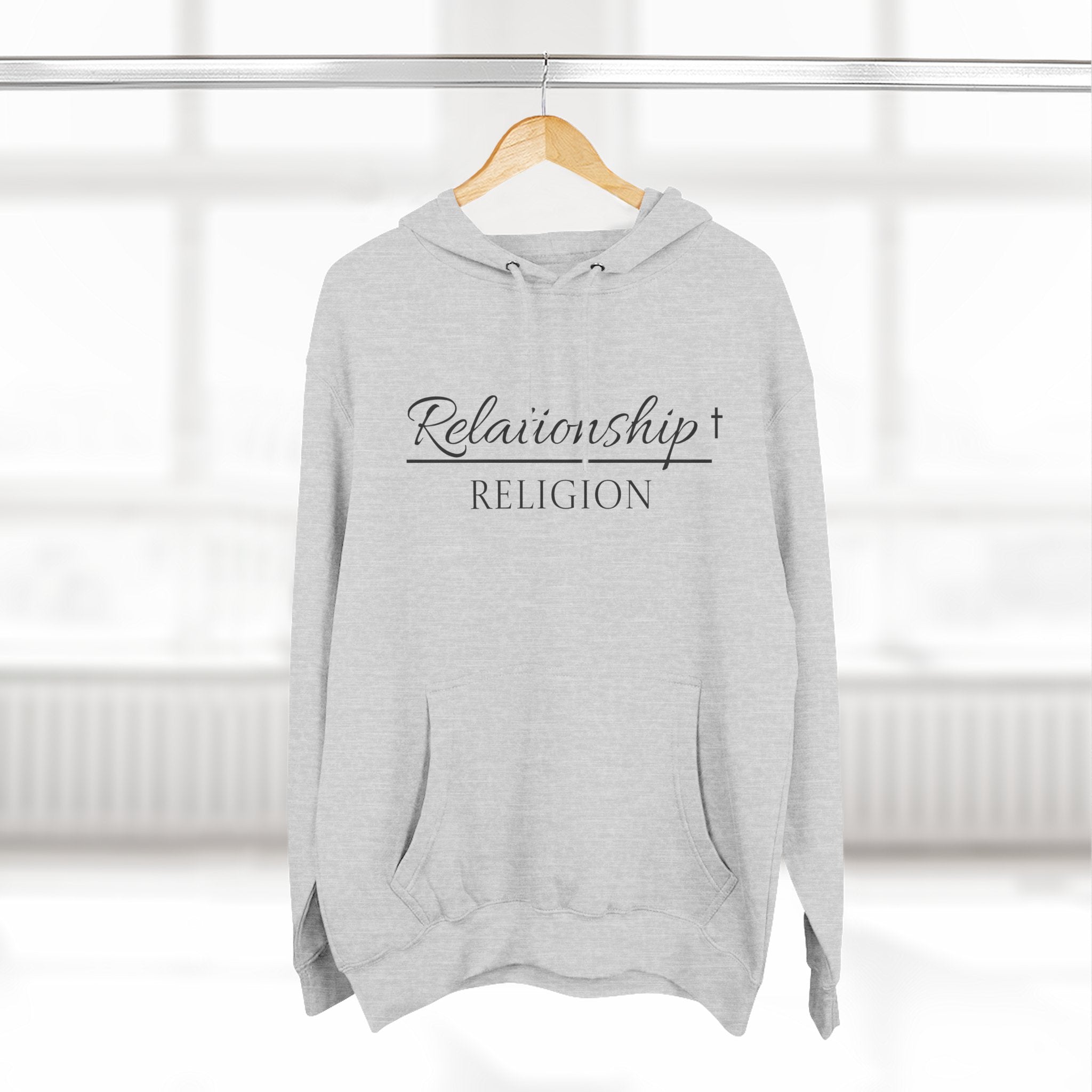 Fleece Hoodie - Relationship over Religion