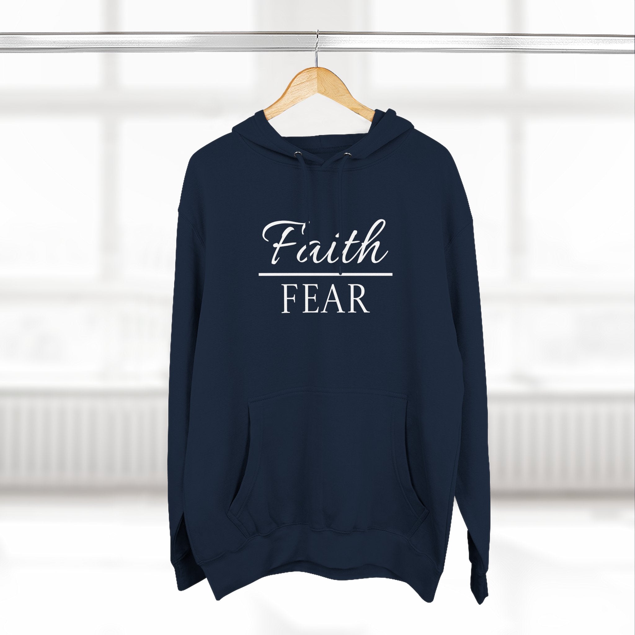 Fleece Hoodie - Faith over Fear