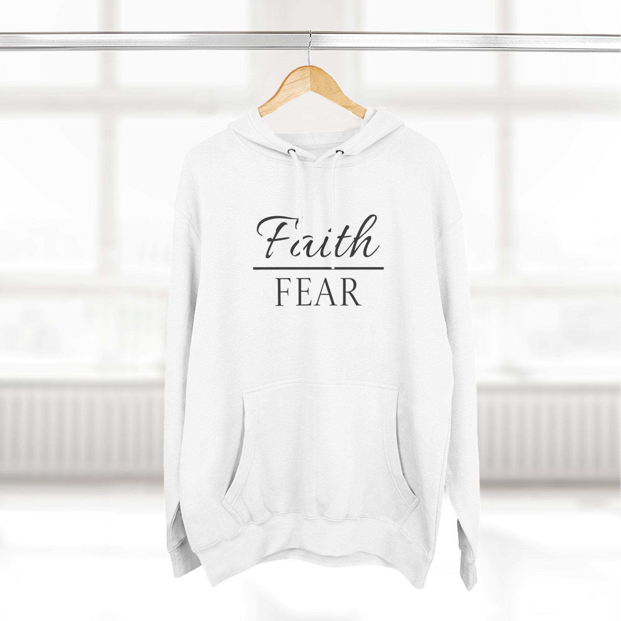 Fleece Hoodie - Faith over Fear