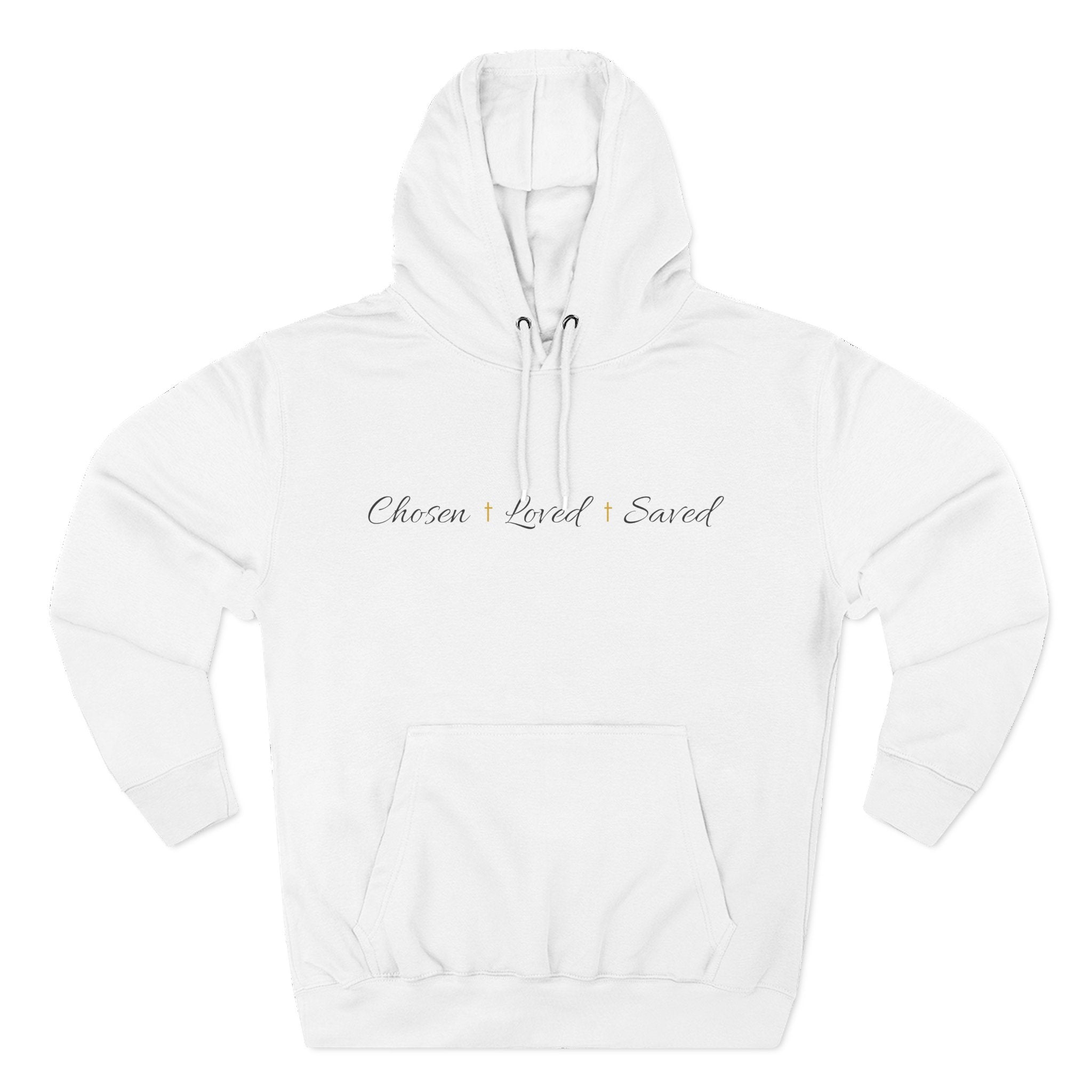Fleece Hoodie - Chosen, Loved, Saved