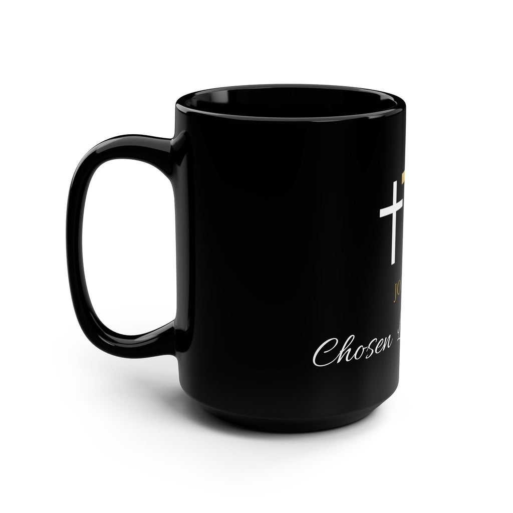 Christian Mug - Chosen Loved Saved, Religious Gift