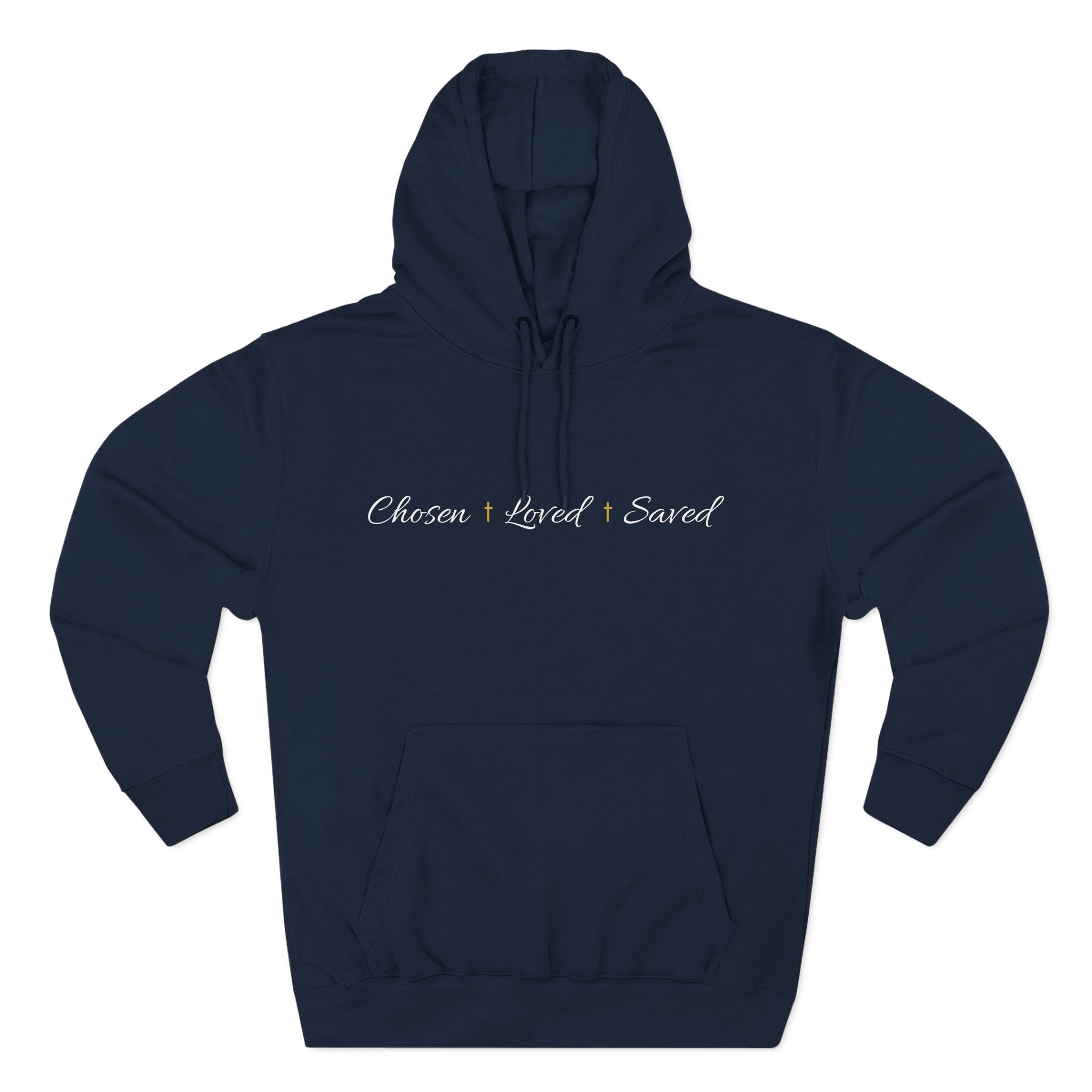 Fleece Hoodie - Chosen, Loved, Saved