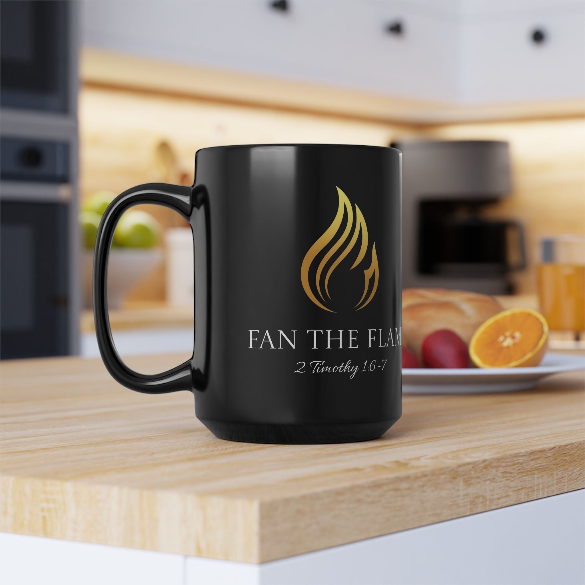 Mug - Fan the Flame (15oz Black)