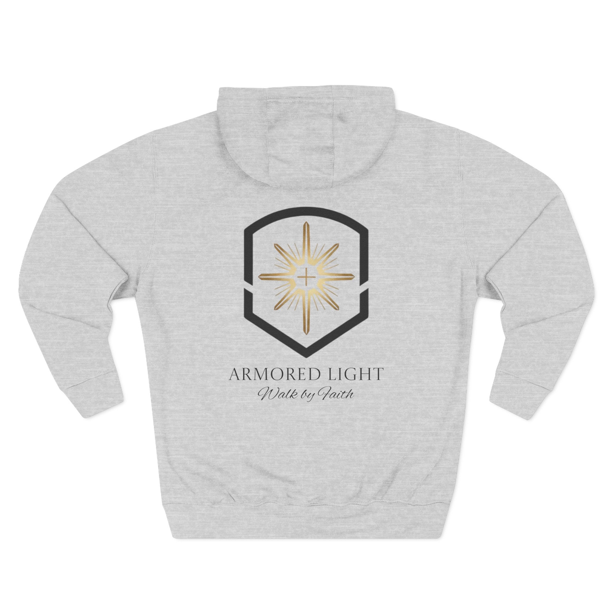 Fleece Hoodie - Armored Light Walk by Faith