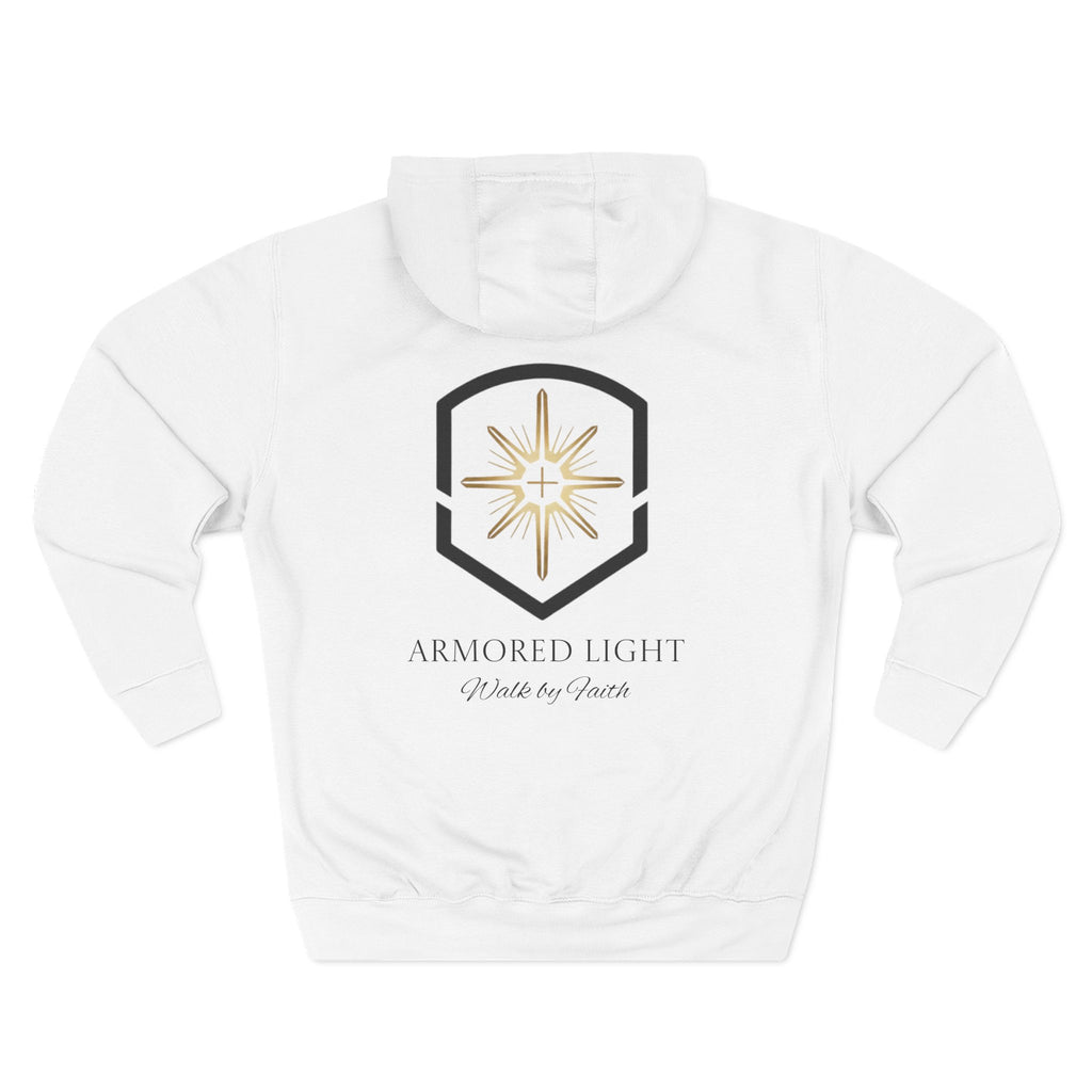 Fleece Hoodie - Armored Light Walk by Faith