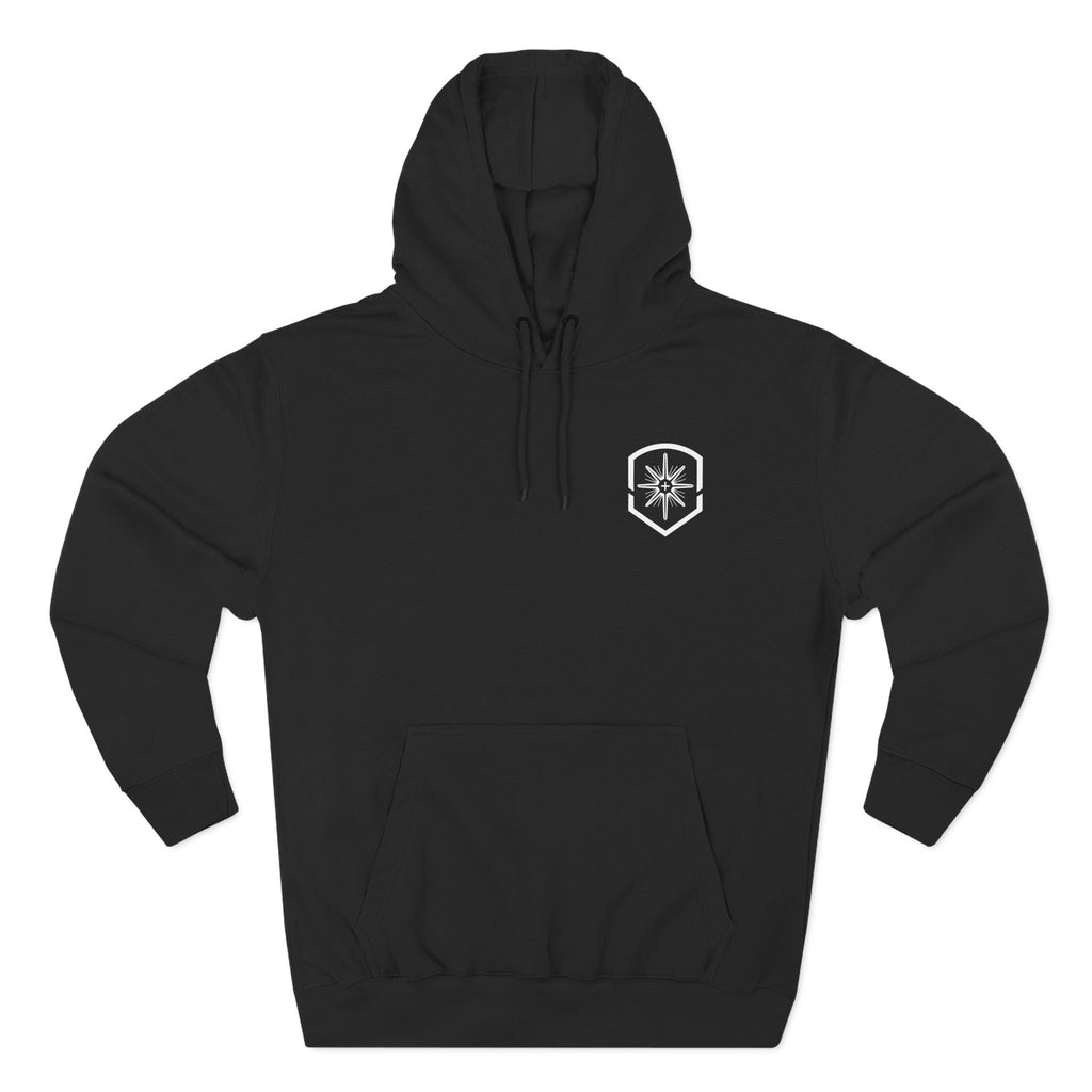 Fleece Hoodie - Armored Light Shine through the Darkness