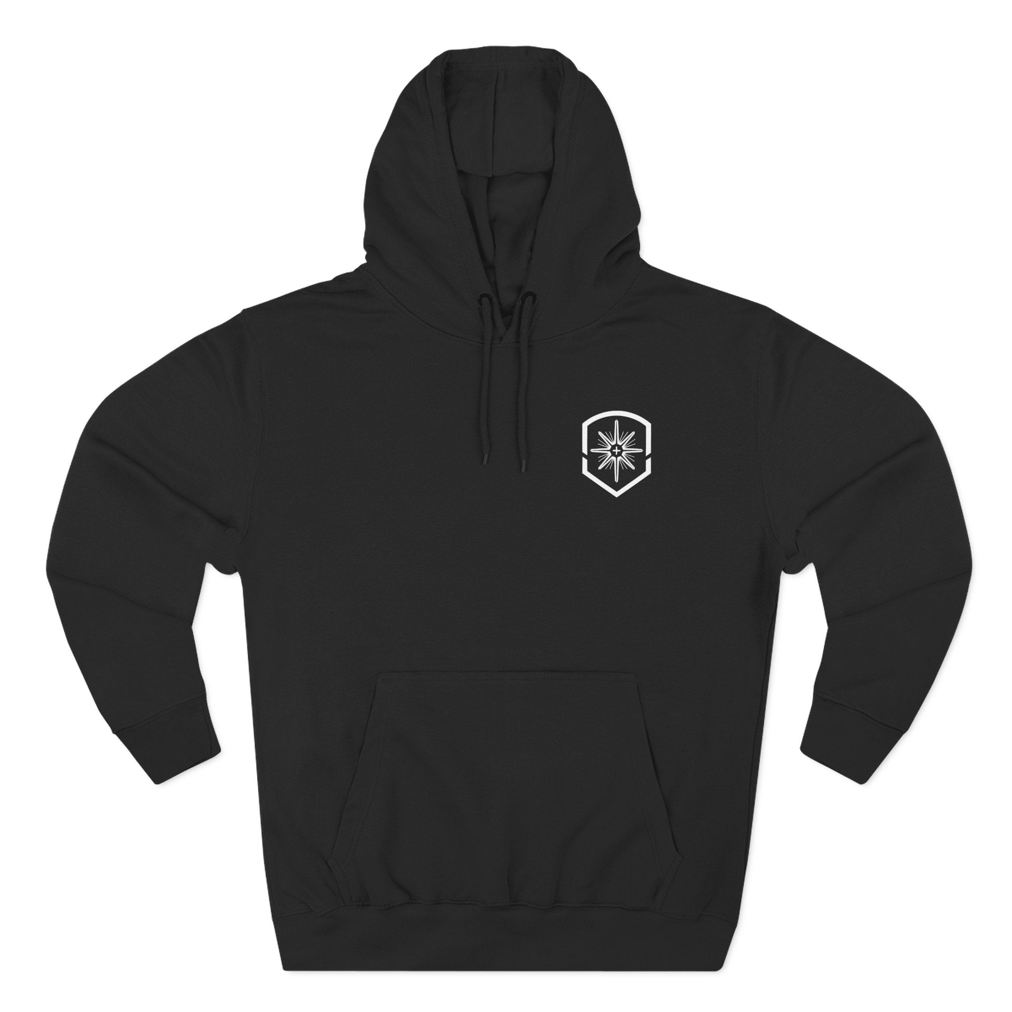 Fleece Hoodie - Armored Light Shine through the Darkness