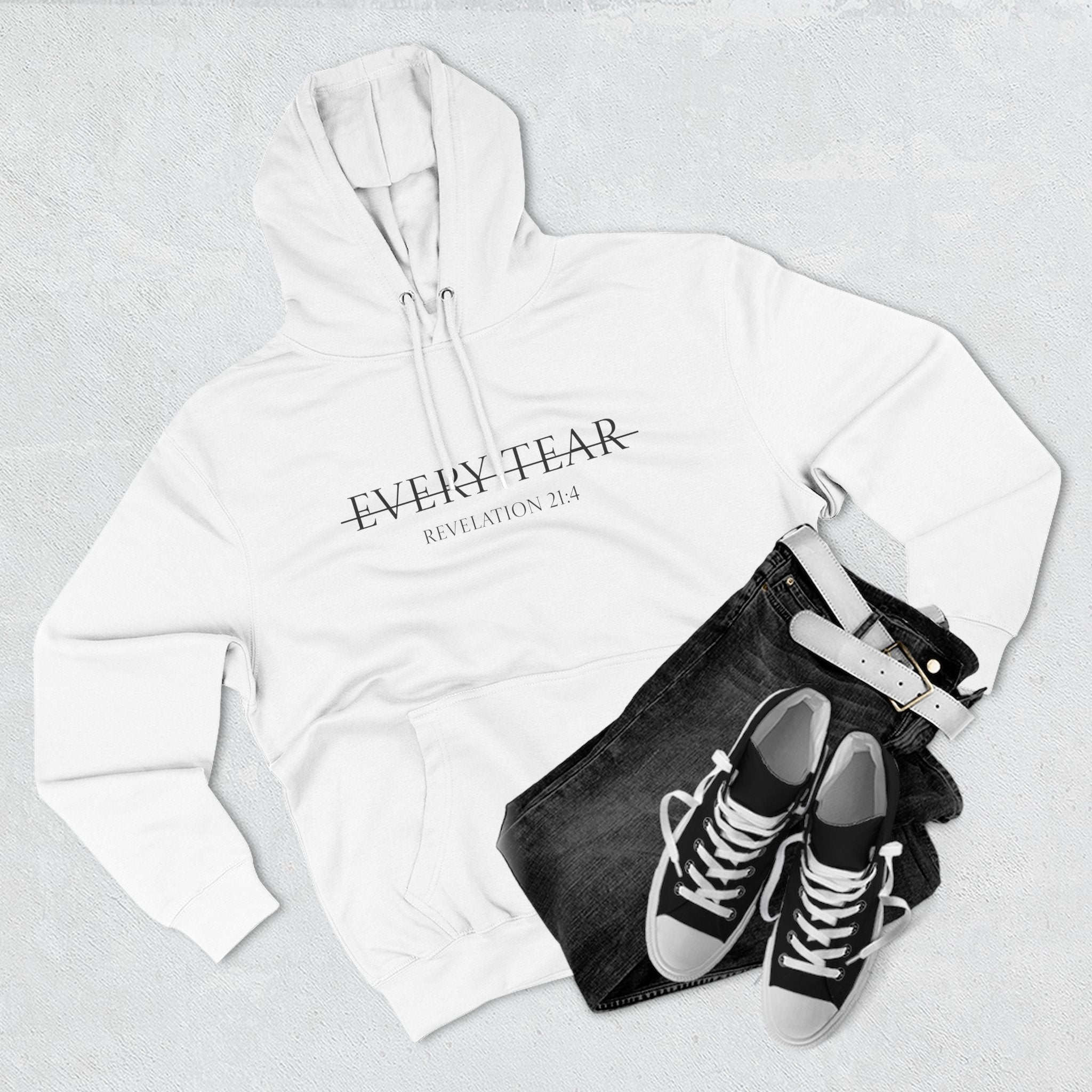 Fleece Hoodie — Every Tear Wiped Away
