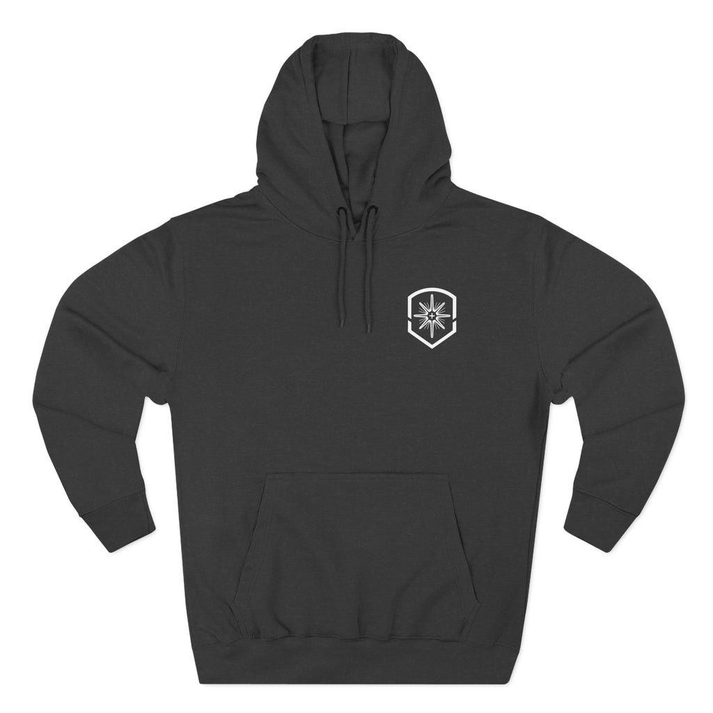 Fleece Hoodie - Armored Light Walk by Faith
