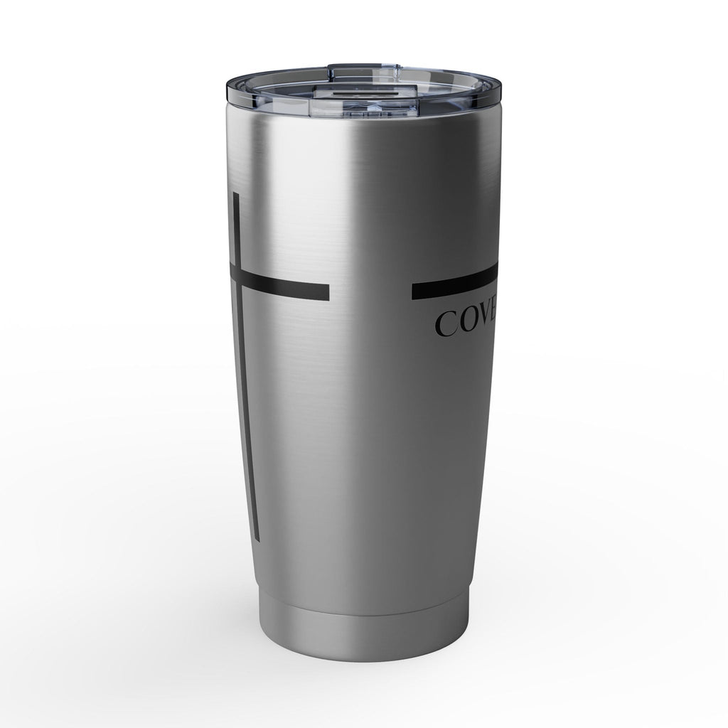 Covered by the Cross - Faith 20oz Tumbler — Inspirational Christian Travel Mug - Armored Light
