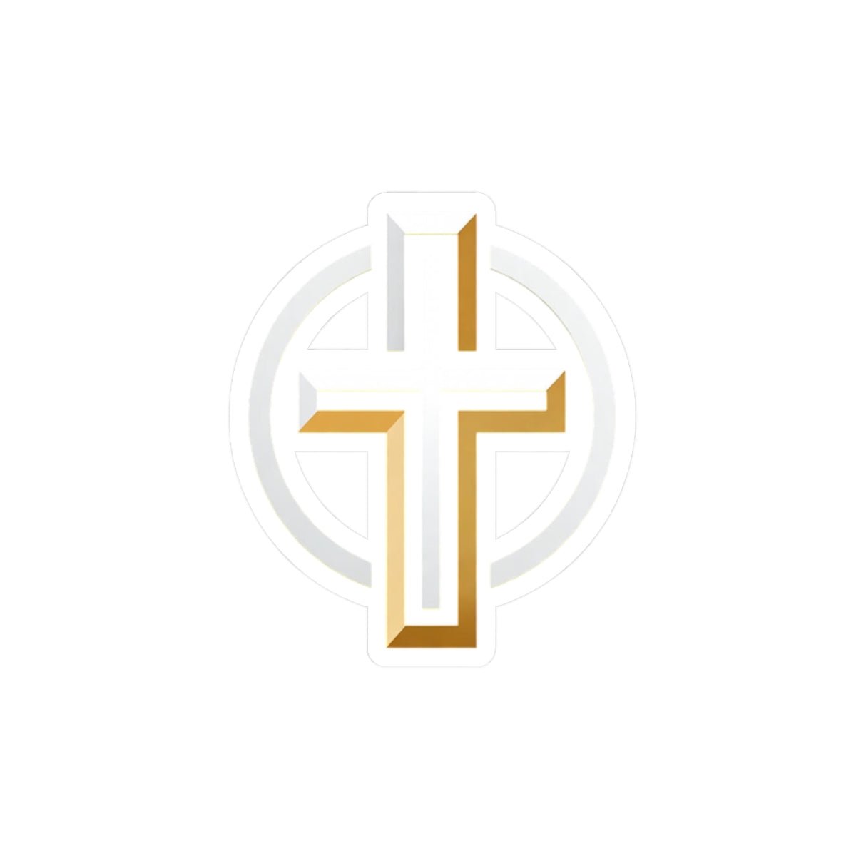 Stickers - Armored Cross - White - Armored Light