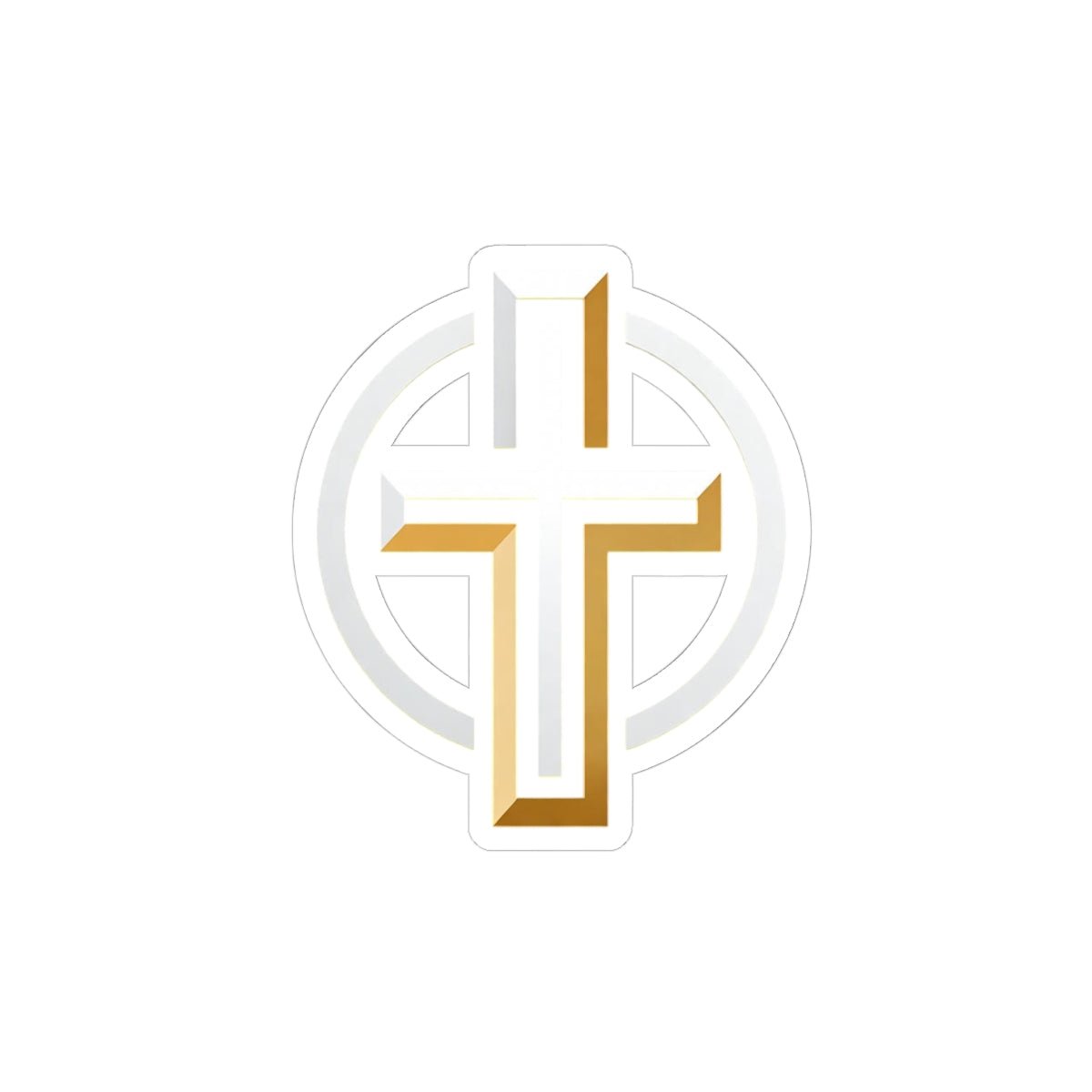 Stickers - Armored Cross - White - Armored Light