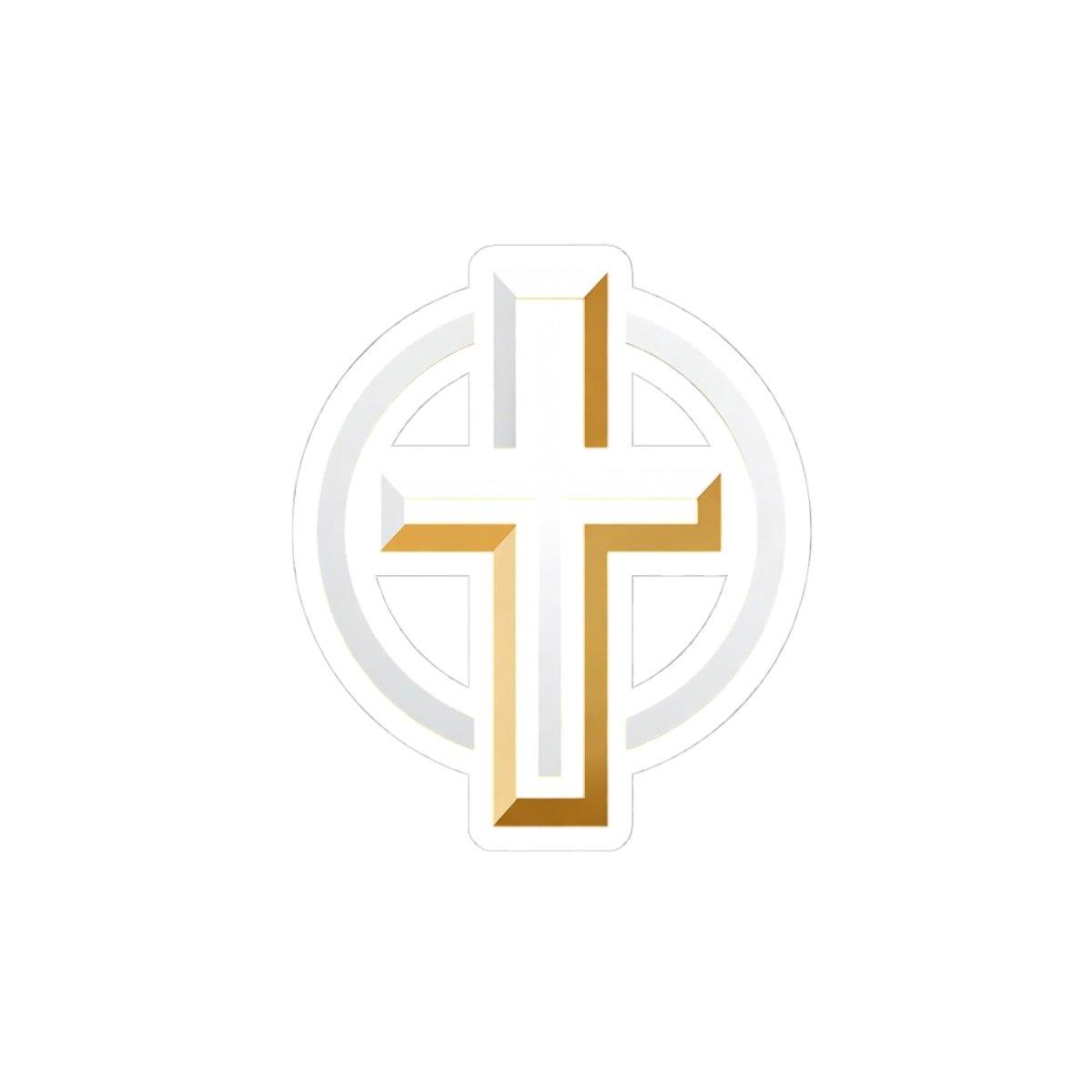 Stickers - Armored Cross - White - Armored Light