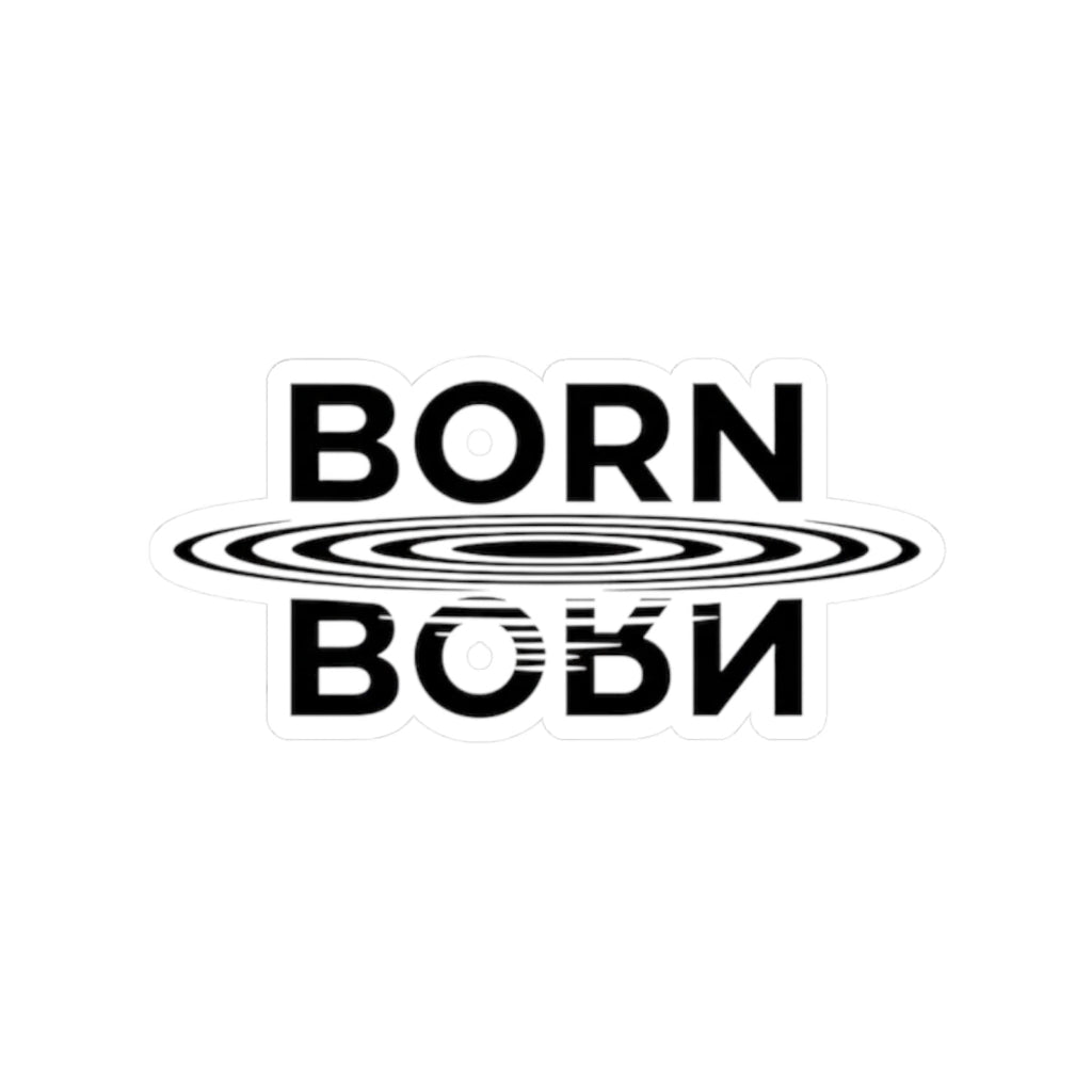 Stickers - Born Again - White - Armored Light