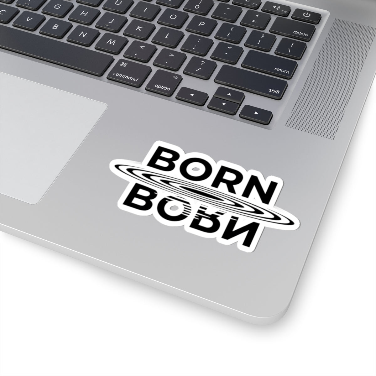 Stickers - Born Again - White - Armored Light